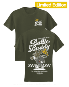 check on your battle buddy limited edition preorder mental health tee