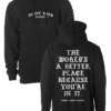 Glad You're Here Black Hoodie