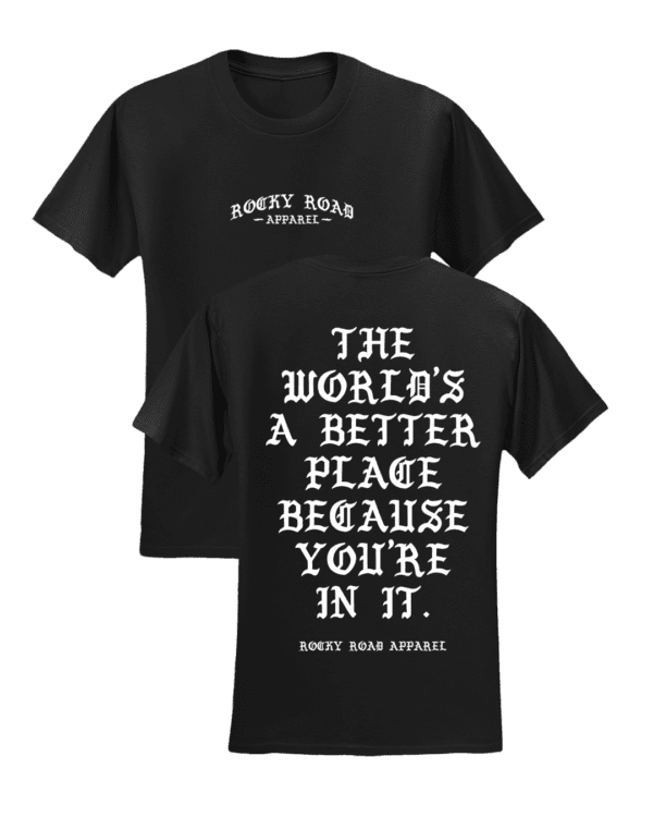 Glad You're Here Black T-Shirt